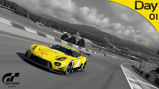 【グランツーリスモSPORT】新車が秒でボコボコになるだけの配信 #01