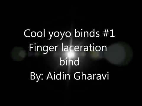 Cool yoyo binds #1:  Finger Laceration Bind
