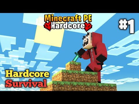 Unbelievable! Surviving Hardcore Mode on Minecraft PE S3