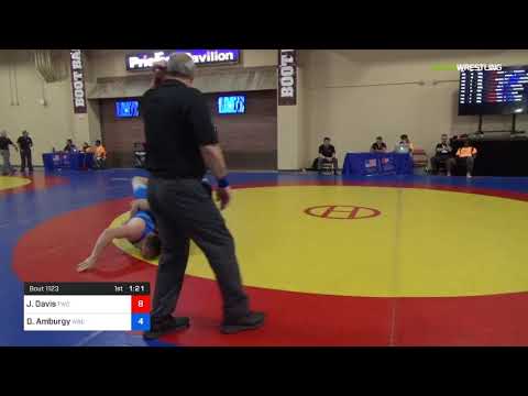 2018 Marine Corps US Open/Senior Men's Greco-Roman 97 Con 16 #2 - Jordan Davis (TWC) Vs. Devon Amb