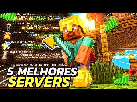 TOP 5 best MINECRAFT servers PIRATE BEDWARS AND SKYWARS 2023!