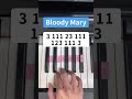 Bloody Mary (Piano Tutorial) #TikTok