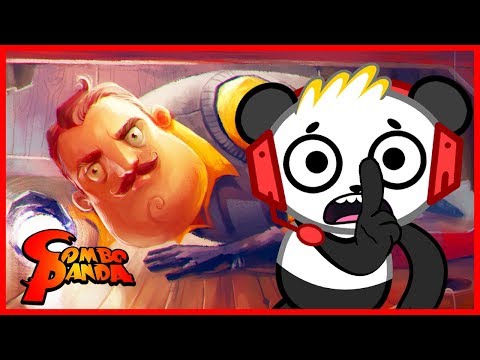 I BEAT THE GAME !! Hello Neighbor Let's Play with Combo Panda