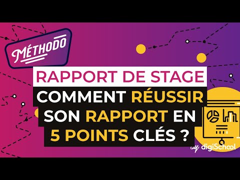 comment remplir un rapport de stage