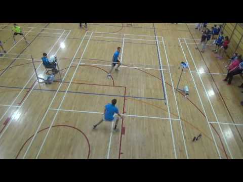 Badminton Kungota TV 5.3.2017 Klemen Lesničar - Luka Grubić