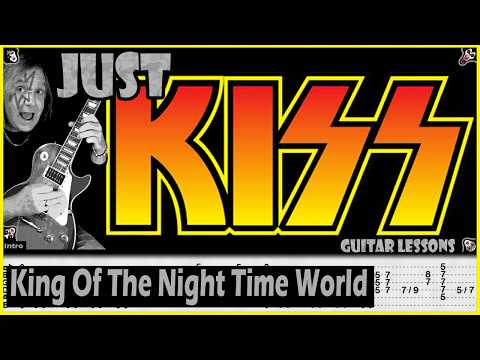 King of the Night Time World – KISS | Guitar Lesson + Tabs | How To Play (Rhythm & solo)