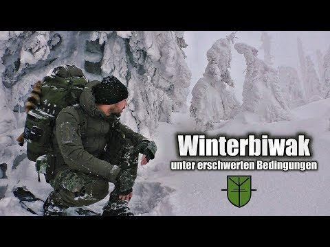 Schneebiwak unter erschwerten Bedingungen / Survival in Eis und Schnee