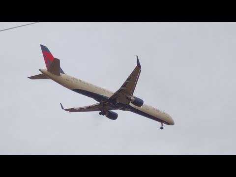 *Flying Pencil!!!!* Delta Airlines Boeing 757-351(Winglets) Landing in Minneapolis [N583NW]