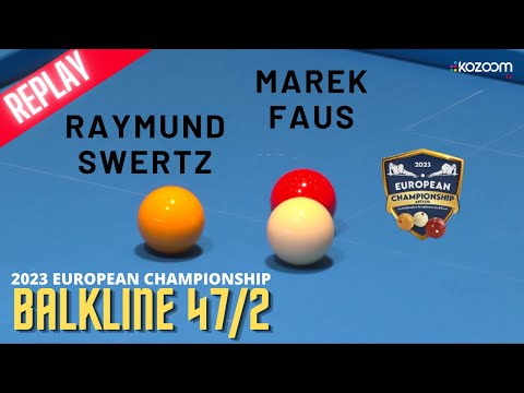 BALKLINE 47/2 - European Championship Antalya 2023 -  Raymund Swertz (NED) vs Marek Faus (CZE)