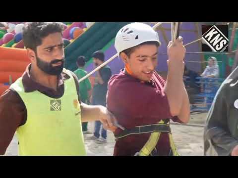 Mirwaiz-e-Kashmir Dr Moulvi Mohammad Umar Farooq inaugurated the Funkara Adventure Park for children, in Nowgam, describing it as a welcome initiative to promote physical activity, creativity and a connection with nature among the younger generation.