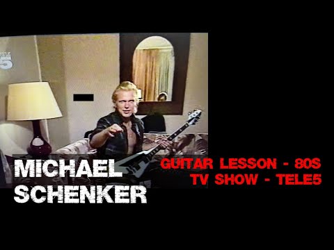Michael Schenker   Guitar Lesson - 80s TV Show @ Tele5