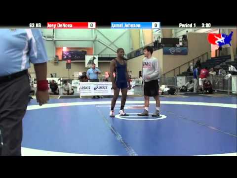 Joey DeNova vs. Jamel Johnson at 2013 ASICS University Nationals - GR