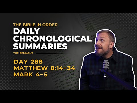 Day 288: Matthew 8:14–34, Mark 4–5 – Storms, Spirits, and the Power of the Savior