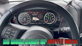 PENTASTAR START UP RATTLE HOW TO AVOID