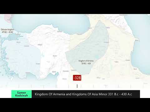 Armenian Kingdom and Asia Minor Kingdoms Animated Map | Early Ages| Map