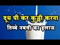 दूध पी कर कुल्ली करना | Tibbe Nabawi ka Ilaj in Hindi and Urdu (बुखारी :