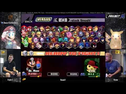 ESS Weekly #90: UW | Triple C (Doc, M. Ganon) vs Rizner (M Ganon, Pichu) - Round 1 - Legacy XP