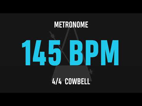 145 BPM 4/4 - Best Metronome (Cowbell)
