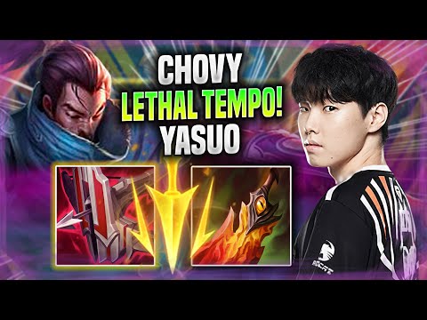 CHOVY PICKS YASUO WITH NEW LETHAL TEMPO! - GEN Chovy Plays Yasuo MID vs Ryze!