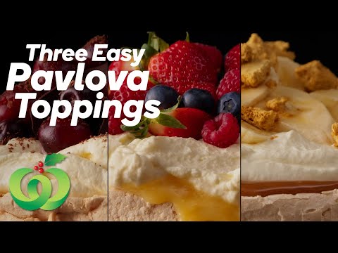Three Easy Pavlova Toppings | Christmas How To’s