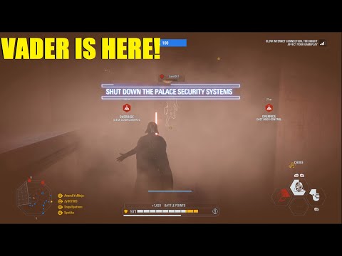 Vader being a beast on Naboo! Galactic assault - Star Wars Battlefront 2