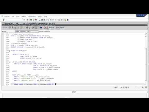 Learn SAP ABAP | SAP ABAP Online Training Part 1