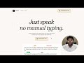 Demo Video of VoiceX | Voice Dictation App