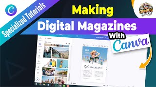 📖 How to Create Stunning Digital Magazines with Canva | Step by Step Canva Tutor