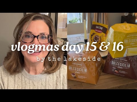 vlogmas day 15 & 16 | the Italian market & panettone shopping