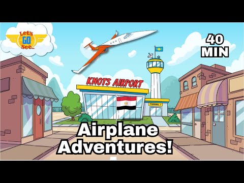 Junior Jets Take Off for an Egyptian Pyramid Quest! ✈️ Let’s Go See the world together 🌍. - Kingdom Kids Zone, Little Learners - Let's Go See