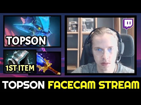 TOPSON Fountain Dive with Scepter Build Leshrac — STREAM with FACECAM