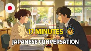 17-Minute Japanese Listening Practice | 10 Real Conversations for Beginners (N5-N4)