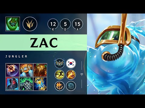 Zac Jungle vs Karthus - KR Challenger Patch 25.11