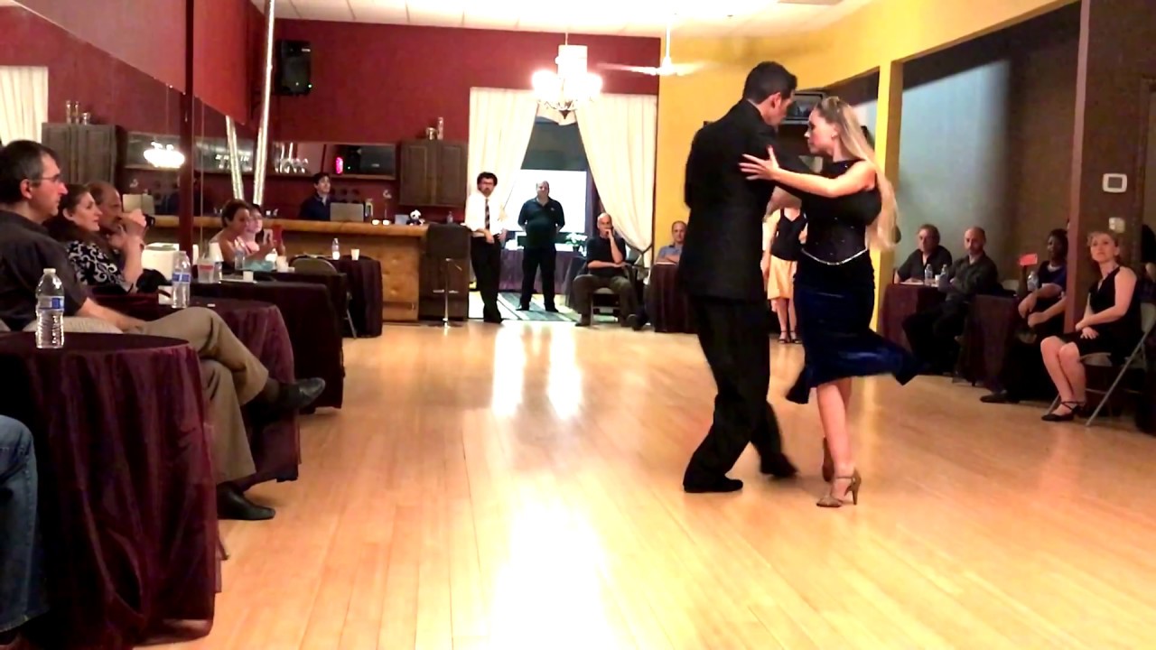 Maxi Copello & Maria Cecilia Vicencio, performing at Milonga El Yeite, in Rockville, MD
