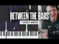 Between the Bars - Elliott Smith - Piano Tutorial - Sheet Music & MIDI
