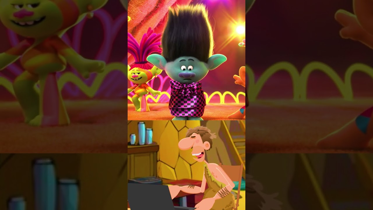 Trolls Funny Cartoon memes 🤣  #cartoon #animation #memes
