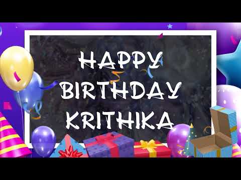 Wish you a very Happy Birthday Krithika