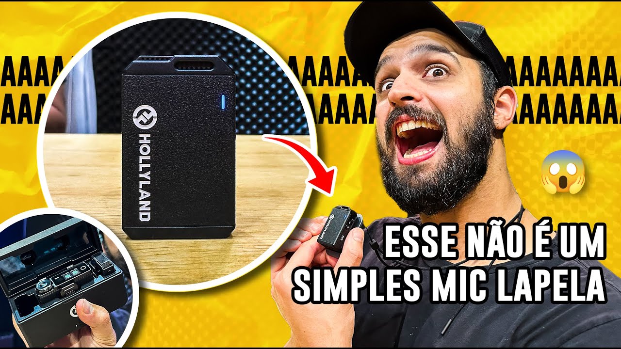 VOCÊ PRECISA CONHECER O MELHOR MICROFONE DA ATUALIDADE! LARK MAX HOLLYLAND!