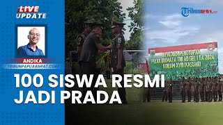 100 Siswa Dikmata Rindam XVIII Kasuari Dilantik Pangkat Prada, Hendri David Rehan Lulusan Terbaik