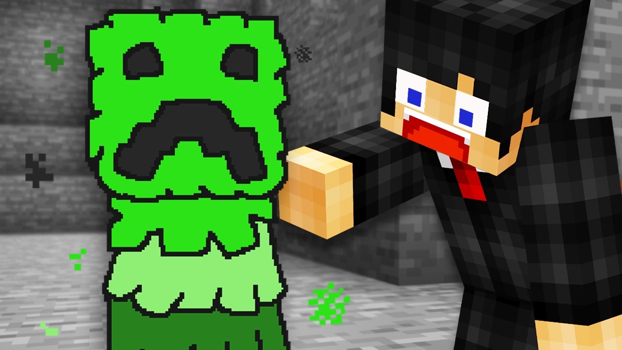 Minecraft but Everything I Touch turns to CARTOON...