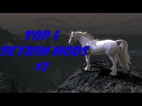 SKYRIM BEST 5 CONSOLE MODS #2!! BEST SKYRIM MODS - UNICORNS, GARGOYLE ARMOR (XBOX ONE) REMASTERED