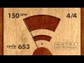 150 BPM 4/4 Wood Metronome HD