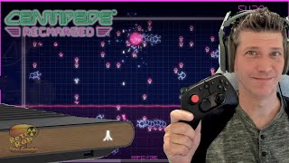 🕹️ Centipede Recharged Played on New Atari VCS!  🕹️