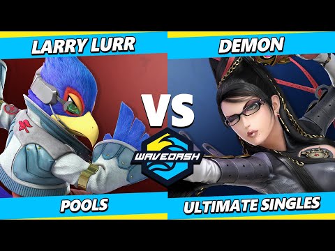 Wavedash 2023 - Larry Lurr (Falco) Vs. Demon (Bayonetta) Smash Ultimate - SSBU