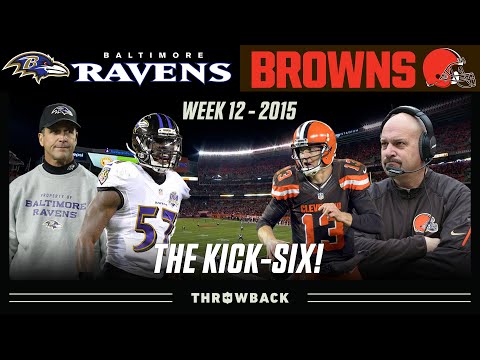 "The Kick-Six" (Ravens vs. Browns 2015, Week 12)