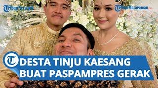 Desta Tinju Perut Kaesang saat Bersalaman dengan Pengantin, Hingga Buat Paspampres Bergerak