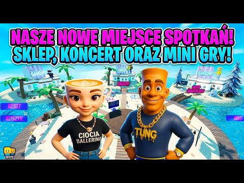 RAJSKA WYSPA CIOCI I WUJKA! Nowy sklep, minigry i koncert! 🌴🔥