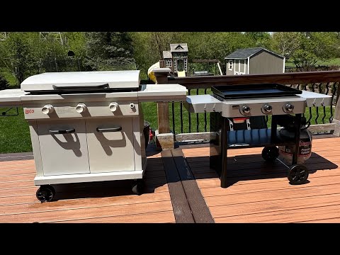 How the Weber 28” griddle compares to the Loco Cookers 36” griddle