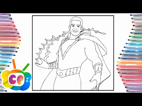 Shazam coloring page/Superheroes coloring pages/BEAUZ - Illusion (feat. Crunr) [NCS Release]