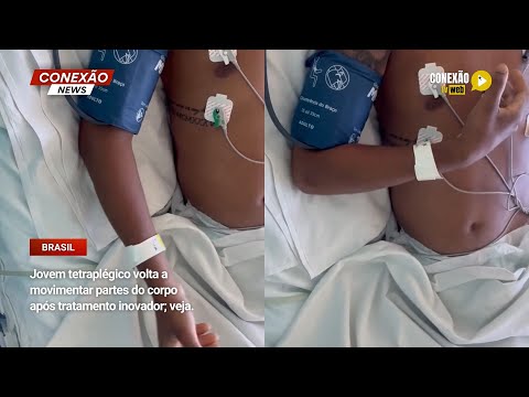 Vídeo: Jovem tetraplégico volta a movimentar partes do corpo após tratamento inovador; veja.